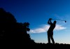 A golfer is silhouetted at Glen Abbey golf course in Oakville, Ont., on Friday, July 26, 2013. THE CANADIAN PRESS/Nathan Denette