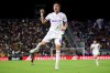 Fiorentina's Franco Mastantuono celebrates after scoring a goal during the Serie A soccer match between Venezia FC and Fiorentina, Friday, Sept. 11, 2026, in Venice, Italy. (Paola Garbuio/LaPresse)