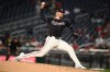 Washington Nationals pitcher Cade Cavalli throws during the third inning of a baseball game against the Los Angeles Angels, Friday, Sept. 11, 2026, in Washington. (AP Photo/Nick Wass)
