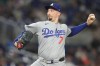 Los Angeles Dodgers pitcher Blake Snell (7) throws during the first inning of a baseball game against the Miami Marlins, Friday, Sept. 11, 2026, in Miami. (AP Photo/Lynne Sladky)