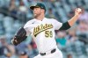 Athletics pitcher Jeffrey Springs throws to the Seattle Mariners during the first inning of a baseball game Friday, Sept. 11, 2026, in West Sacramento, Calif. (AP Photo/Sara Nevis)