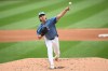 Washington Nationals pitcher Andrew Alvarez throws during the second inning of a baseball game against the Los Angeles Angels, Saturday, Sept. 12, 2026, in Washington. (AP Photo/Nick Wass)