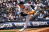 FILE - New York Yankees pitcher Clarke Schmidt (36) throws during the fifth inning of a baseball game against the Athletics, June 28, 2025, in New York. (AP Photo/Angelina Katsanis, File)
