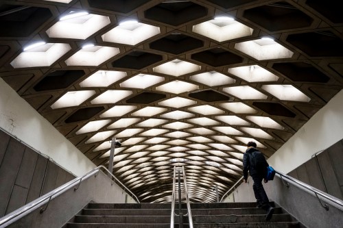 People use the Jarry metro station in Montreal on Friday, March 20, 2026. THE CANADIAN PRESS/Christopher Katsarov