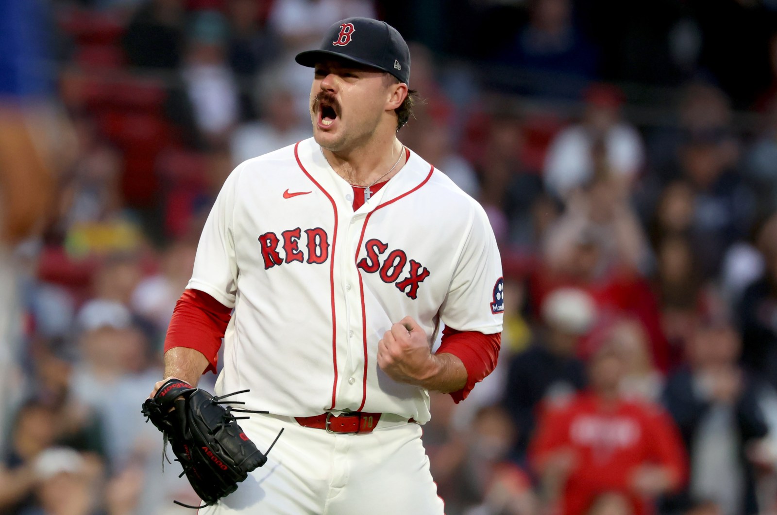 Boston's Payton Tolle pitches immaculate inning to open game against Kansas City