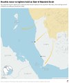A map showing the Houthis capturing territory near the Bab el-Mandeb Strait. (AP Digital Embed)