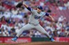 Los Angeles Dodgers pitcher Tarik Skubal throws during the second inning of a baseball game against the Cincinnati Reds, Monday, Sept. 14, 2026, in Cincinnati. (AP Photo/Carolyn Kaster)