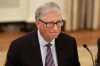 FILE - Microsoft's Bill Gates attends a dinner with President Donald Trump in the State Dining Room of the White House, Sept. 4, 2025, in Washington. (AP Photo/Alex Brandon, File)