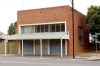The former bank building where dismembered bodies were stored in barrels is photographed in Snowtown, Australia, on Oct. 22, 2002. (Rob Hutchison/AAP Image via AP)