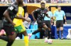Canada's Alphonso Davies (19) runs with the ball against South Africa during the second half of the World Cup Round of 32 soccer match in Los Angeles on Sunday, June 28, 2026. THE CANADIAN PRESS/Frank Gunn