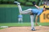 Milwaukee Brewers pitcher Jacob Misiorowski delivers during the first inning of a baseball game against the Pittsburgh Pirates, Tuesday, Sept. 15, 2026, in Pittsburgh. (AP Photo/David Dermer)