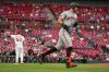 San Francisco Giants' Bryce Eldridge, right, rounds the bases after hitting a two-run home run off St. Louis Cardinals starting pitcher Andre Pallante (53) during the first inning of a baseball game Tuesday, Sept. 15, 2026, in St. Louis. (AP Photo/Jeff Roberson)