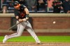 Baltimore Orioles' Pete Alonso hits a solo home run during the ninth inning of a baseball game against the New York Mets, Tuesday, Sept. 15, 2026, in New York. (AP Photo/Seth Wenig)