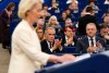 Prime Minister Mark Carney attends the State of the European Union address by President of the European Commission Ursula von der Leyen, at the European Parliament in Strasbourg, France, on Wednesday, Sept. 16, 2026. THE CANADIAN PRESS/Justin Tang
