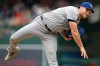 Toronto Blue Jays starting pitcher Trey Yesavage follows through during the sixth inning of a baseball game against the Washington Nationals, Wednesday, July 29, 2026, in Washington. (AP Photo/John McDonnell)