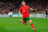 FILE - Portugal's Diogo Jota runs with the ball during the UEFA Nations League soccer match between Portugal and Scotland at the Luz stadium in Lisbon, Sept. 8, 2024. (AP Photo/Armando Franca, File)