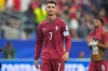 FILE - Portugal's Cristiano Ronaldo leaves the pitch after the World Cup round of 16 soccer match between Portugal and Spain in Arlington, Texas, near Dallas, Monday, July 6, 2026. (AP Photo/Julio Cortez, file)