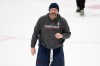 Washington Capitals left wing Alex Ovechkin skates after an NHL hockey game against the Pittsburgh Penguins on Sunday, April 12, 2026, in Washington. (AP Photo/Nick Wass)