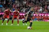 Bayern's Harry Kane scores his side's second goal by a penalty during the Bundesliga soccer match between Bayern Munich and 1. FC Union Berlin in Munich, Germany, Friday, Sept. 18, 2026. (AP Photo/Matthias Schrader)