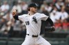 Chicago White Sox starter Sean Burke delivers a pitch during the first inning of a baseball game against the Detroit Tigers Saturday, Sept. 19, 2026, in Chicago. (AP Photo/Paul Beaty)