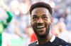 Lugano's Hannes Delcroix celebrates after scoring during the Swiss Super League football match between FC Lausanne-Sport and FC Lugano on Sunday, September 20, 2026, in Lausanne, Switzerland. (Cyril Zingaro/Keystone via AP)