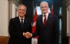 Prime Minister Mark Carney, left, shakes hands with Prime Minister of Norway Jonas Gahr Store before a meeting on Parliament Hill in Ottawa on Sunday, Sept. 20, 2026. THE CANADIAN PRESS/Patrick Doyle