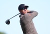 Adam Scott of Australia on the 4th tee on day four of the PGA Championship at Wentworth Golf Club in Virginia Water, England, Sunday Sept. 20, 2026. (Adam Davy/PA via AP)