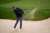 USA teams' Scottie Scheffler practices on the fifth hole prior to the start of the Presidents Cup golf tournament against the International team at Medinah Country Club, Monday, Sept. 21, 2026, in Medinah, Ill. (AP Photo/Matt Slocum)