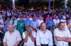 People attend an electoral rally for Authenticity and Modernity Party (PAM) ahead of the upcoming legislative elections, in Benslimane, Morocco, Sunday, Sept. 20, 2026. (AP Photo/Mosa'ab Elshamy)