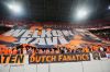 Dutch fans hols a banner welcoming Netherlands coach Xavi Hernandez during the UEFA Nations League soccer match between the Netherlands and Germany in Amsterdam, Netherlands, Thursday, Sept. 24, 2026. (AP Photo/Martin Meissner)