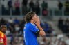 Italy's Pio Esposito reacts after failing to score during the Nations League soccer match between Italy and Belgium in Rome, Friday, Sept. 25, 2026. (AP Photo/Andrew Medichini)