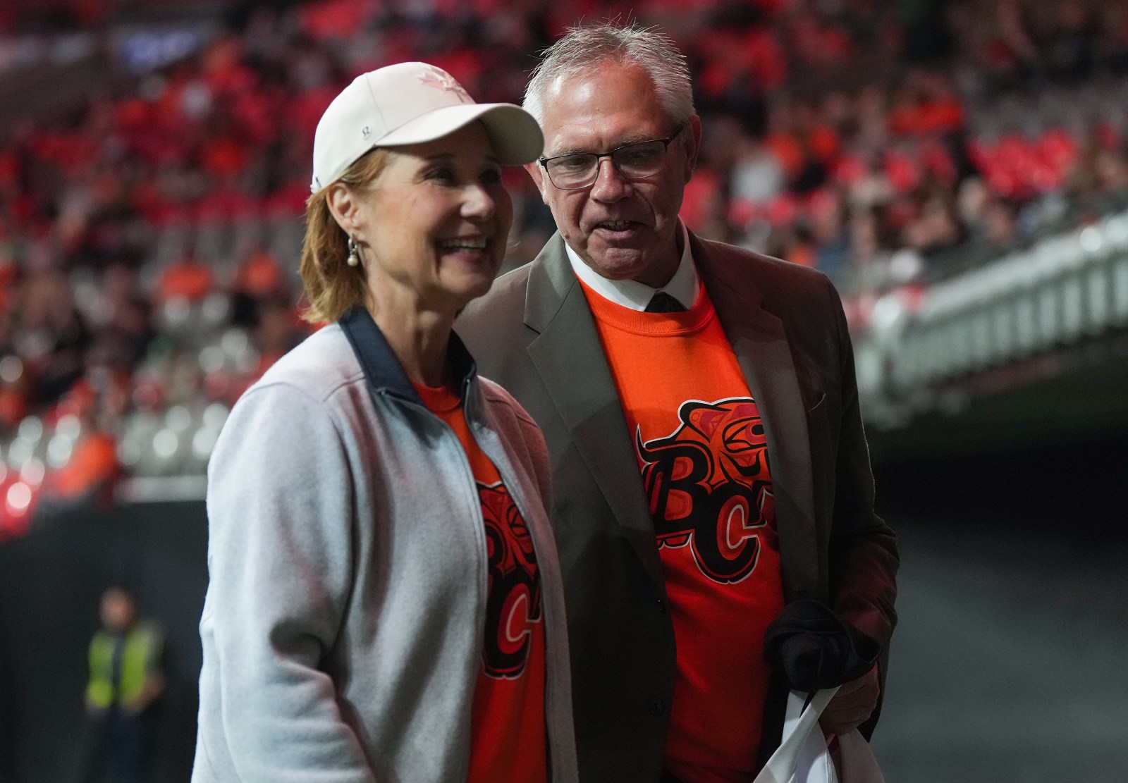 Doerkson and Clark Attend BC Lions Game