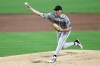 Arizona Diamondbacks starting pitcher Brandon Pfaadt works against a San Diego Padres batter in the second inning of a baseball game Friday, Sept. 25, 2026, in San Diego. (AP Photo/Karl Anderson)
