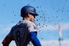 Los Angeles Dodgers' Enrique Hernández celebrates after hitting a home run during the ninth inning of a baseball game against the San Francisco Giants, Saturday, Sept. 26, 2026, in San Francisco. (AP Photo/Jeff Chiu)