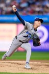 Tampa Bay Rays starting pitcher Griffin Jax delivers during the first inning of a baseball game against the Philadelphia Phillies, Saturday, Sept. 26, 2026, in Philadelphia. (AP Photo/Chris Szagola)
