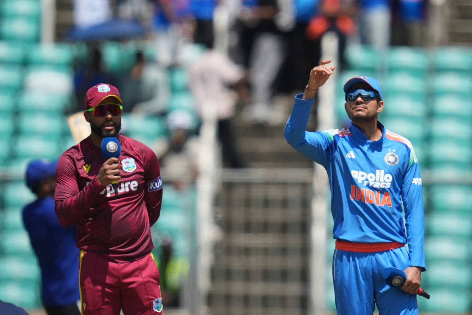 India chooses to bowl first in ODI series against West Indies