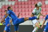 Eliel Peretz of Israel, left, in action against Conor Coventry of Ireland during the UEFA Nations League soccer match between Ireland and Israel in Debrecen, Hungary, Sunday, Sept. 27, 2026. (Zsolt Czegledi/MTI via AP)