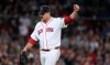 Boston Red Sox starting pitcher Payton Tolle pumps his fist after completing the top of the fifth inning of a baseball game against the Cleveland Guardians, Tuesday, Sept. 22, 2026, in Boston. (AP Photo/Charles Krupa)
