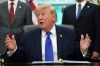 President Donald Trump speaks in the Oval Office of the White House, Monday, Sept. 28, 2026, in Washington. (AP Photo/Alex Brandon)