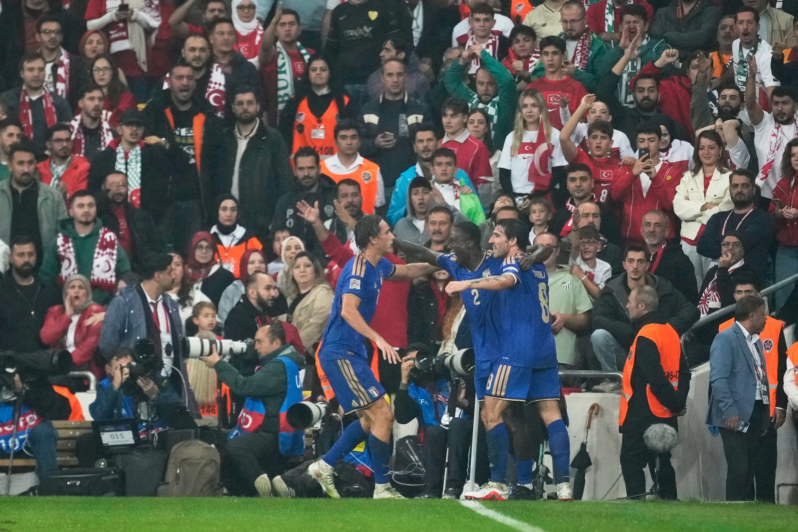 Roberto Mancini's Italy thrash Turkey 4-1 in Nations League debut