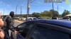 This image made from Immigration and Customs Enforcement (ICE) body camera footage shows an ICE officer stopping Wilber Rafael Garces Perez on Sunday, Sept. 20, 2026, in Austin, Texas. (Immigration and Customs Enforcement via AP)