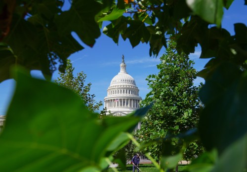 The U.S. Capitol is seen Friday, Sept. 25, 2026, in Washington. (AP Photo/Mariam Zuhaib)