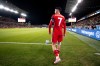 Canada's Stephen Eustaquio prepares to take a corner kick during International friendly soccer action against Ecuador at BMO Field in Toronto on Thursday November 13, 2025.THE CANADIAN PRESS/Chris Young