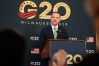 U.S. Trade Representative Jamieson Greer speaks during a press conference Thursday, Oct. 1, 2026, at the G20 Trade Ministerial in Milwaukee, Wis. (AP Photo/Kayla Wolf)