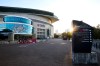 The Moda Center, home of the Portland Trail Blazers, is seen before the NBA basketball team