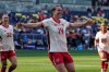 Canada defender Vanessa Gilles (14) celebrates her goal during the first half of a SheBelieves Cup women's soccer tournament match against Colombia, Sunday, March 1, 2026, in Nashville, Tenn. (AP Photo/George Walker IV)