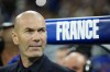 France's head coach Zinedine Zidane prepares for the start of the UEFA Nations League Group A soccer match between France and Italy in Saint-Denis near Paris, Friday, Oct. 2, 2026. (AP Photo/Teresa Suarez)