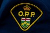 An Ontario Provincial Police patch is seen in Ottawa, on Sunday, Sept. 29, 2024. THE CANADIAN PRESS/Spencer Colby
