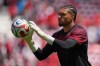 Canada goalkeeper Owen Goodman takes part in the warm up ahead of the World Cup Group B soccer match between Canada and Bosnia in Toronto, Friday, June 12, 2026. (AP Photo/Stephanie Scarbrough)