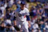 Los Angeles Dodgers starting pitcher Tarik Skubal celebrates after striking out Atlanta Braves' Austin Riley during the fifth inning of Game 1 of a National League Division Series baseball game Saturday, Oct. 3, 2026, in Los Angeles. (AP Photo/Mark J. Terrill)